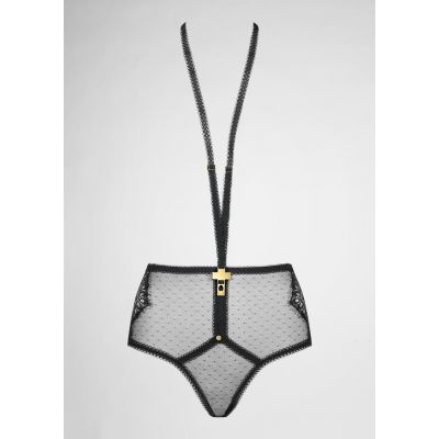 High Waist Brief with Harness Maison Close