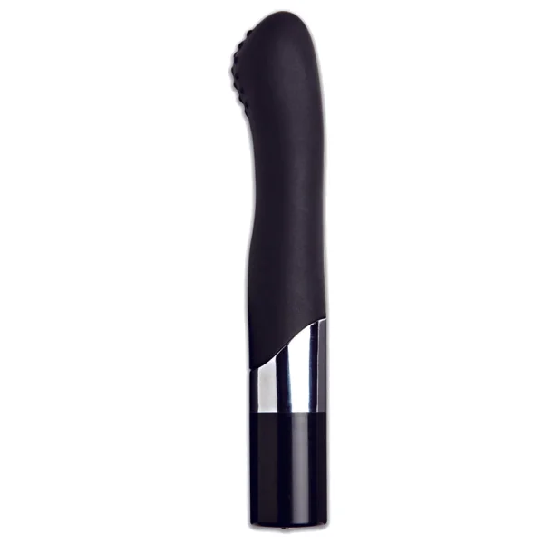 Pearl 10 Function Rechargeable Silicone Vibrator By Nu Sensuelle - Black — image 4 of 5
