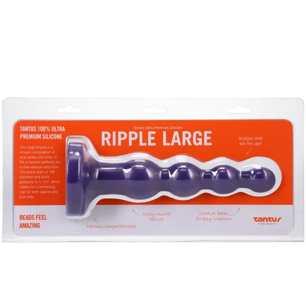 Tantus Silicone Large Ripple Butt Plug