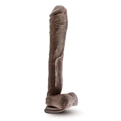 Dr Skin Mr Ed 13 Dildo With Suction Cup Chocolate
