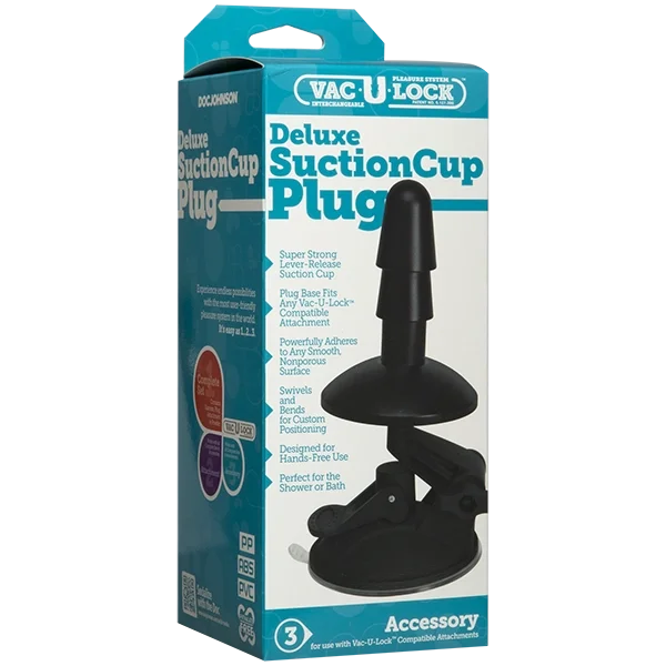 Vac-U-Lock Deluxe Suction Cup Plug Accessory 
