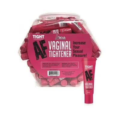 Oral Sex Products Tight Af Vaginal Tightener Cream 65 piece Fishbowl Display