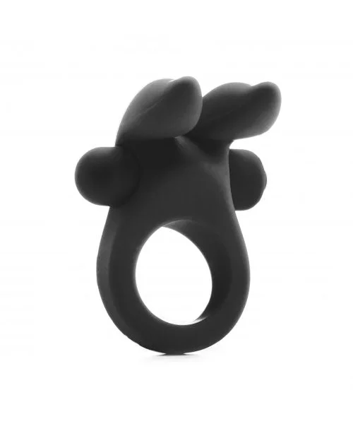 Shots Rabbit Vibrating Cockring Black — image 3 of 3