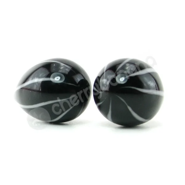 Crystal Black Premium Glass Eggs