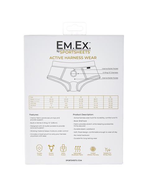 Em.Ex. by Sportsheets Active Harness Wear Fit Harness