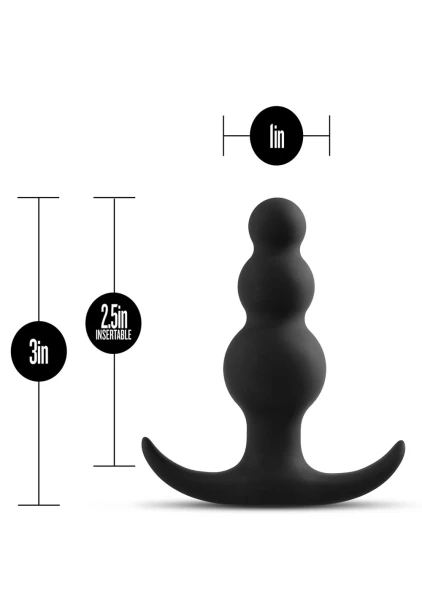 Anal Adventures Platinum Beaded Plug