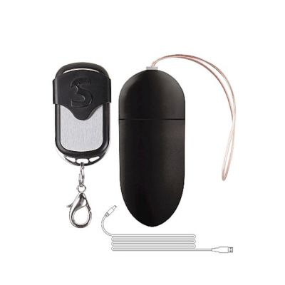 Rechargeable Vibrating Egg Black