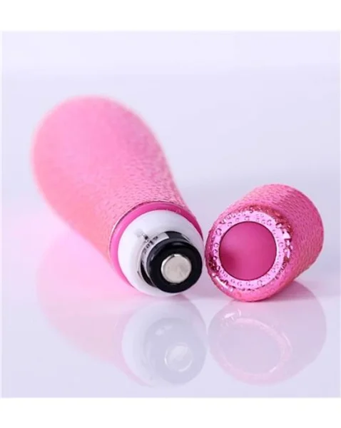 Rain Textured Bullet - Pink - 3 Inch