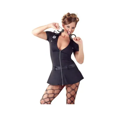 Corruptible Police Dress Black X large