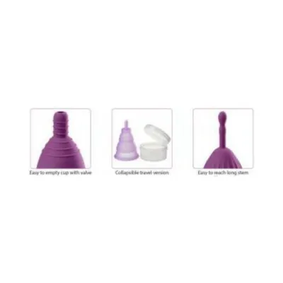 Medical Play Cloud 9 Health Wellness Reusable Menstrual Cups 3 pk W bonus Travel Cup Case