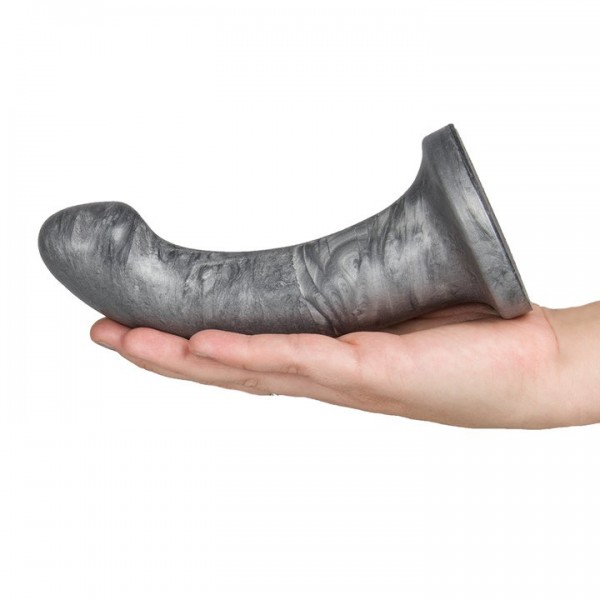 Bondara Marbled Silver Curved Dildo – 7 Inch — image 5 of 5
