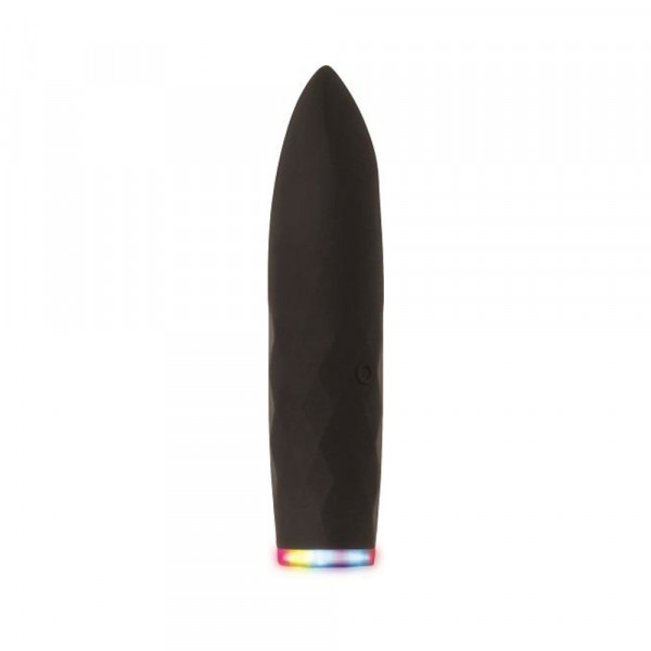 Evolved On The Spot Bullet 7 Function Rechargable Silicone Waterproof Black