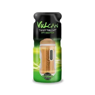 Cyberskin Vulcan Deep Throat With Vibration Mocha