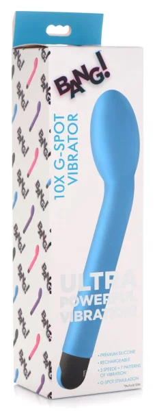 10x G-Spot Vibrator - Blue