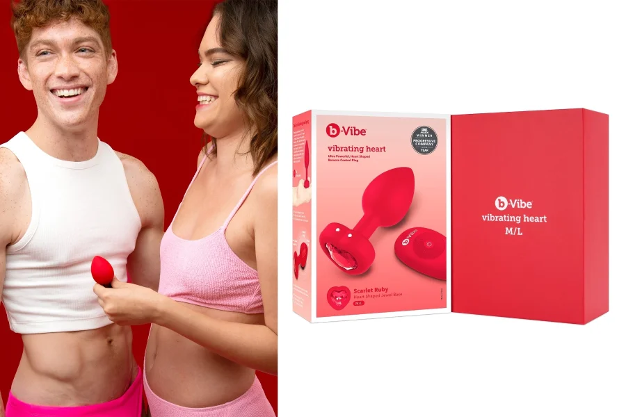 B-Vibe Vibrating Heart Plug
