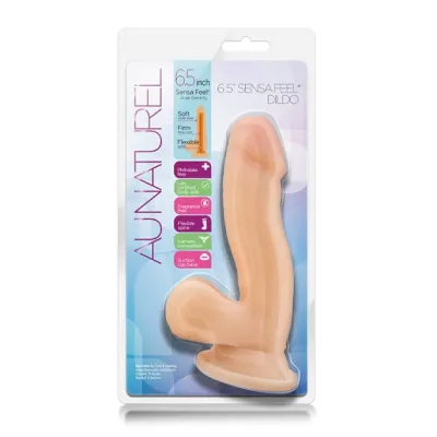Blush Au Naturel 6 5 Sensa Feel Dildo Beige