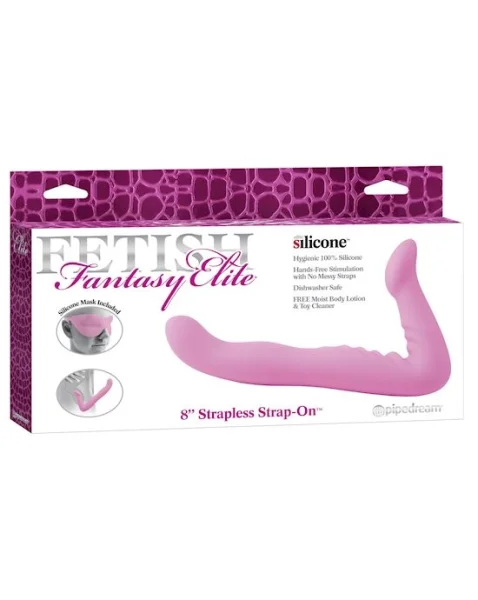 Fetish Fantasy Elite 8 Inch Strapless Strap-on - Pink