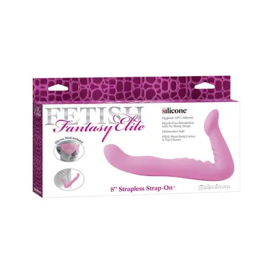 Fetish Fantasy Elite 8 Inch Strapless Strap on Pink