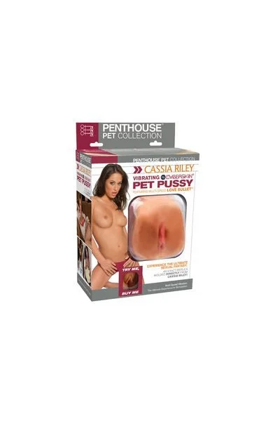 Penthouse Pet Collection Cassia Riley Vibrating CyberSkin Pet Pussy