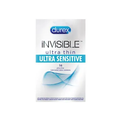 Durex Invisible Condoms 16 Pack 16