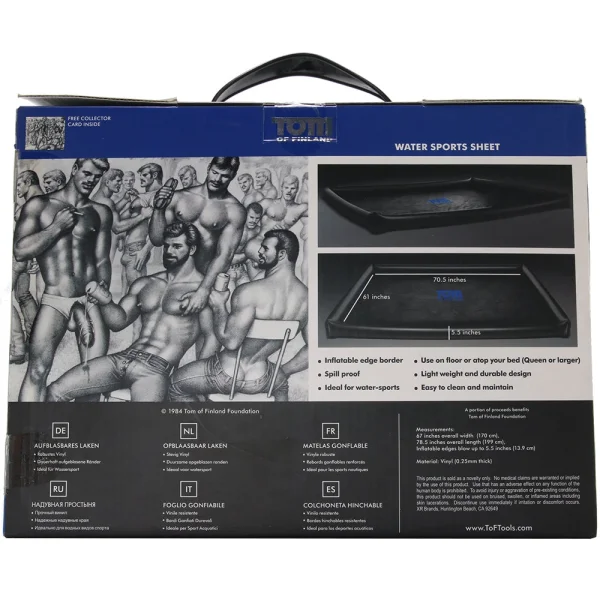 Tom Of Finland Water Sports Sheet