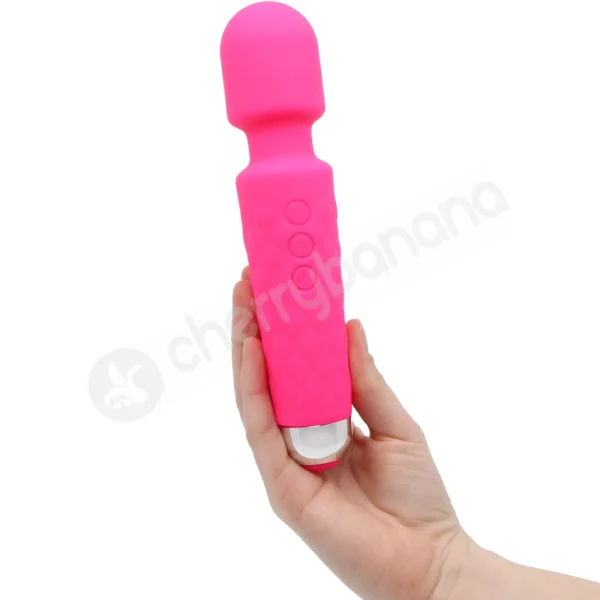 Cherry Banana Pink 7 Speed Mini Massage Wand