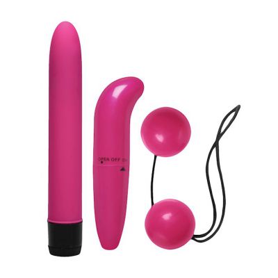 Savvy By Dr Yvonne Fulbright Intimate Bliss 3 Piece Pleasure Kit Pink
