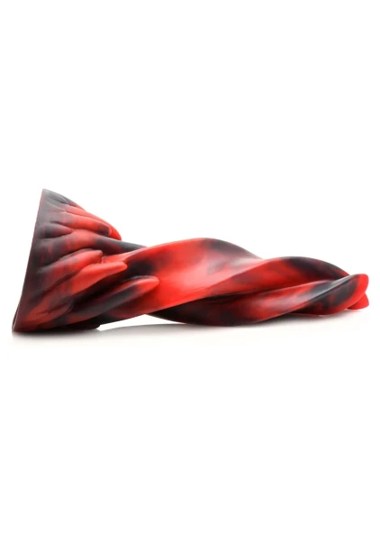 Hell Kiss Twisted Tongues 7.4" Silicone Suction Cup Dildo By Creature Cocks