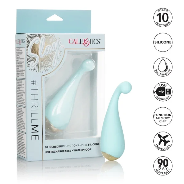 Slay Thrill Me Silicone Waterproof Rechargeable G-Spot Vibrator By CalExotics