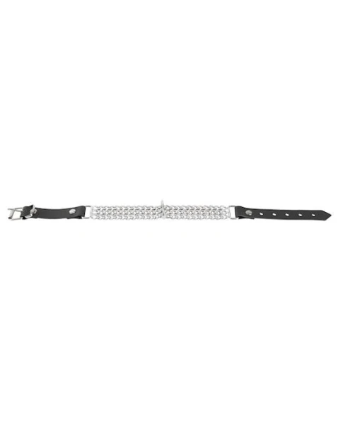 Leder Halsfessel Kette