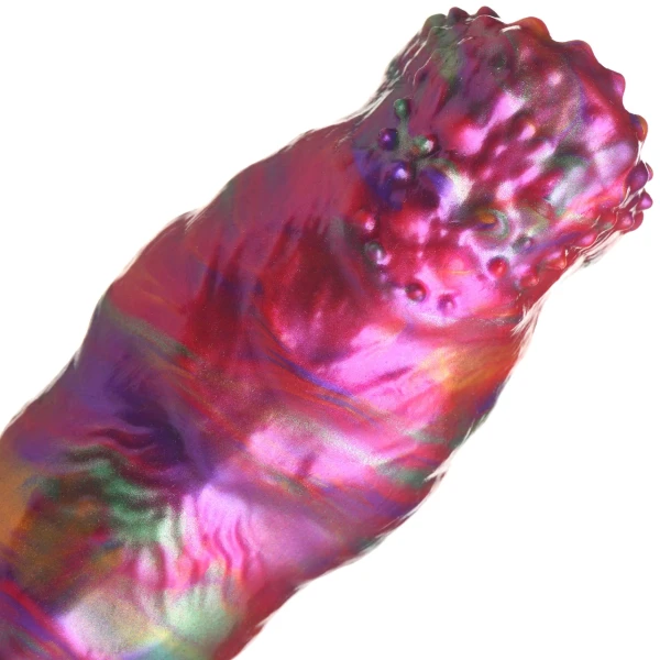 Larva 9" Ovipositor Silicone Suction Cup Dildo With Eggs By Creature Cocks