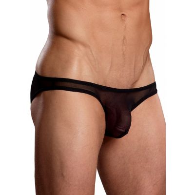 Brazilian Pouch Bikini Black Male Lingerie UK