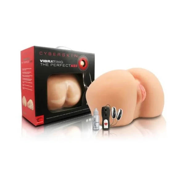 CyberSkin Vibrating Perfect Ass - Beige — image 8 of 9