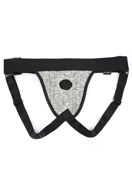 EM.EX. Fit Harness Jock Knit Strap-On Harness By Sportsheets - X-Large to 3X-Large, Waists 31" to 40"
