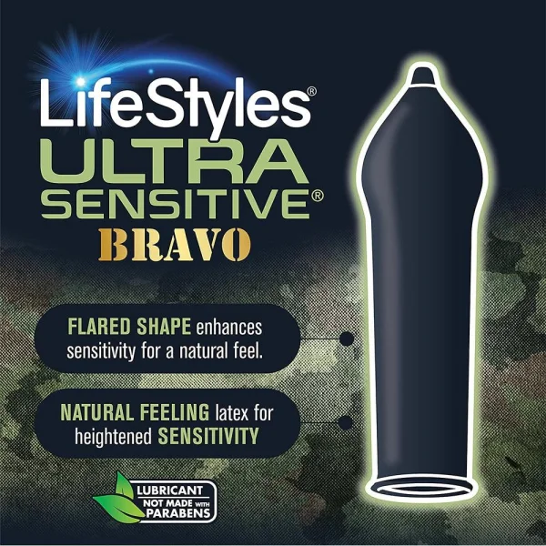 LifeStyles Ultra Sensitive Bravo Condoms | Ultra Thin Condoms