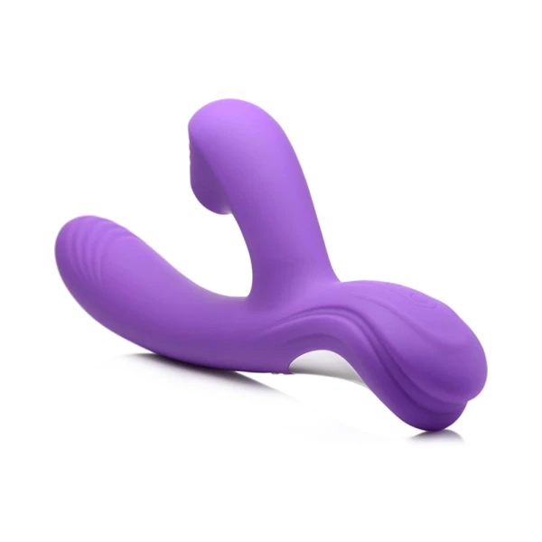 Power Bunny Shivers Suction Dual Stimulator Purple — image 4 of 7