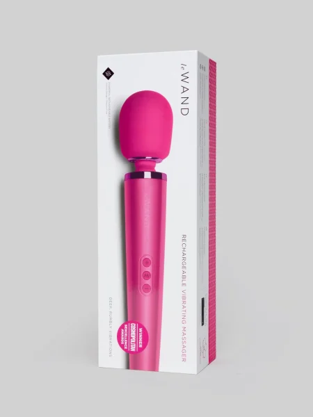 Le Wand Luxury Pink Rechargeable Massage Wand Vibrator