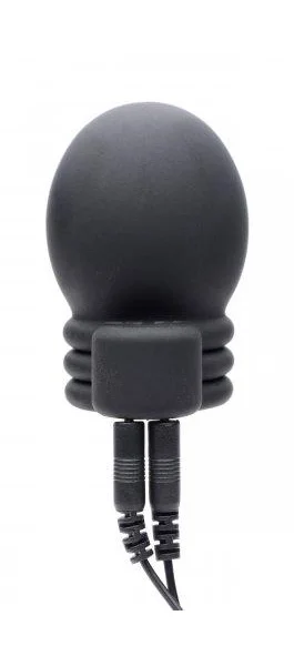 Lightning Hood E-Stim Penis Head Teaser Black