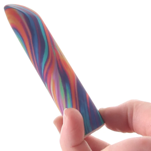 Limited Addiction Psyche Rechargeable Waterproof Power Vibe By Blush - Rainbow