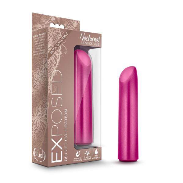 Blush Novelties Exposed Nocturnal Lipstick Bullet Vibrator
