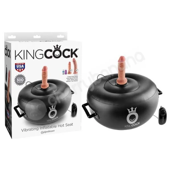 King Cock Vibrating Inflatable Hot Seat