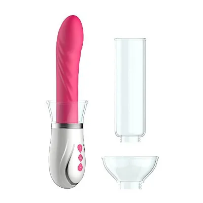 Pumped Twister 4 In 1 Rechargeable Couples Pump Kit Pink
