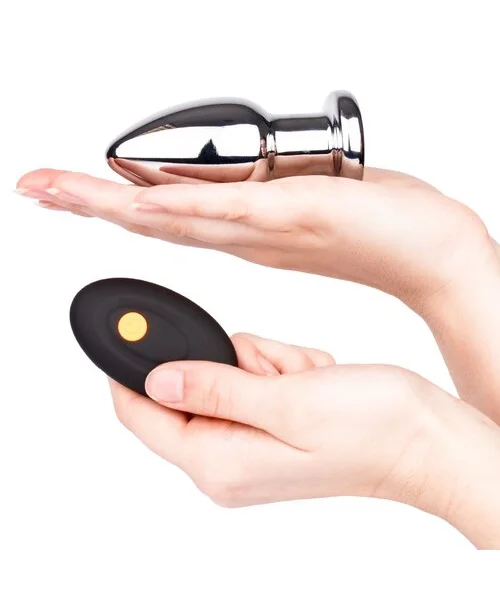 Bondara Rim Stim Metal 10 Function Remote Butt Plug - 3.8 Inch — image 6 of 6