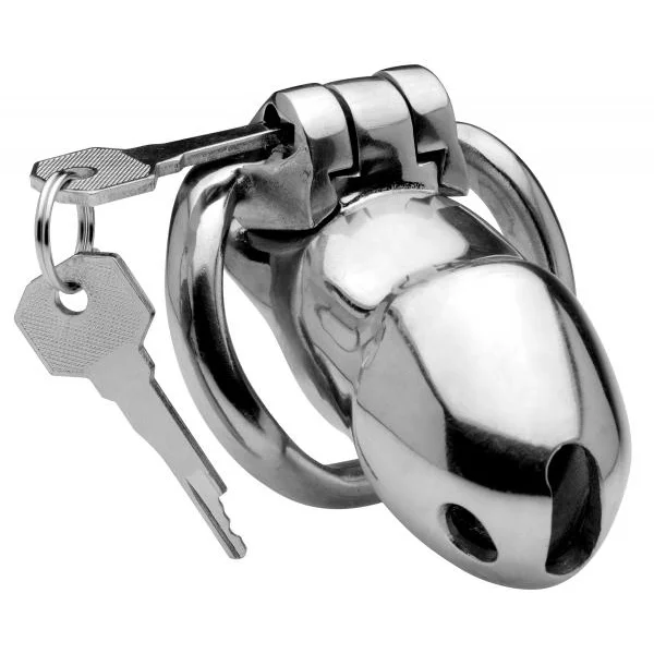 Rikers 24-7 Stainless Steel Locking Chastity Cage