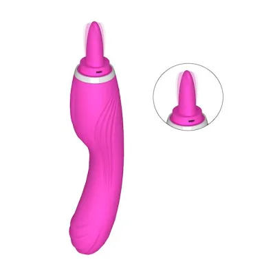 Lottie Pussy Pump And Licking Vibrator Pink