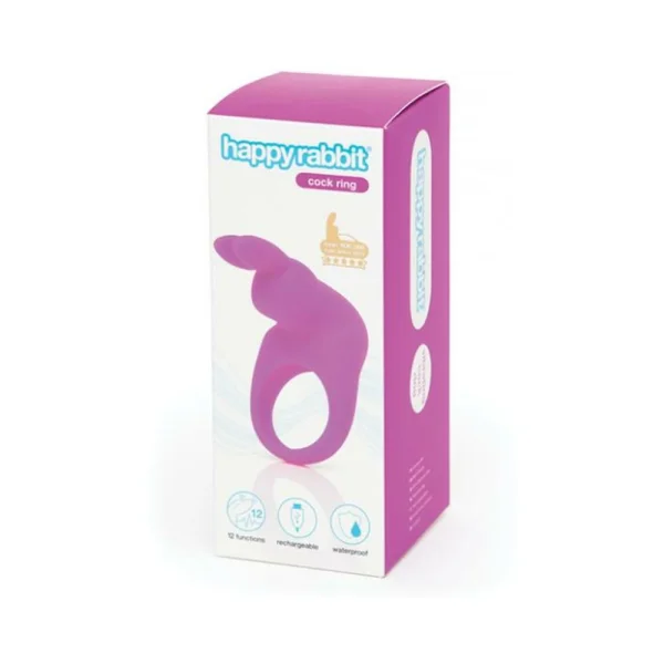 Happy Rabbit Rechargeable Cock Ring Purple — image 5 of 6