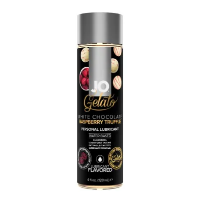 JO White Chocolate Raspberry Truffle Water based Flavoured Lubricant 4 Oz 120 ml