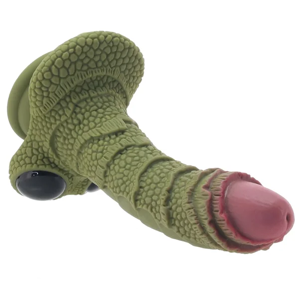 Creature Cocks - Swamp Monster Green Scaly Dildo