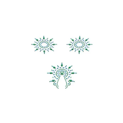 Petits Joujoux Gloria Body Jewelery Green Set Of 3