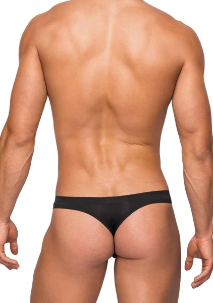 Seamless Sleek Thong with Sheer Pouch